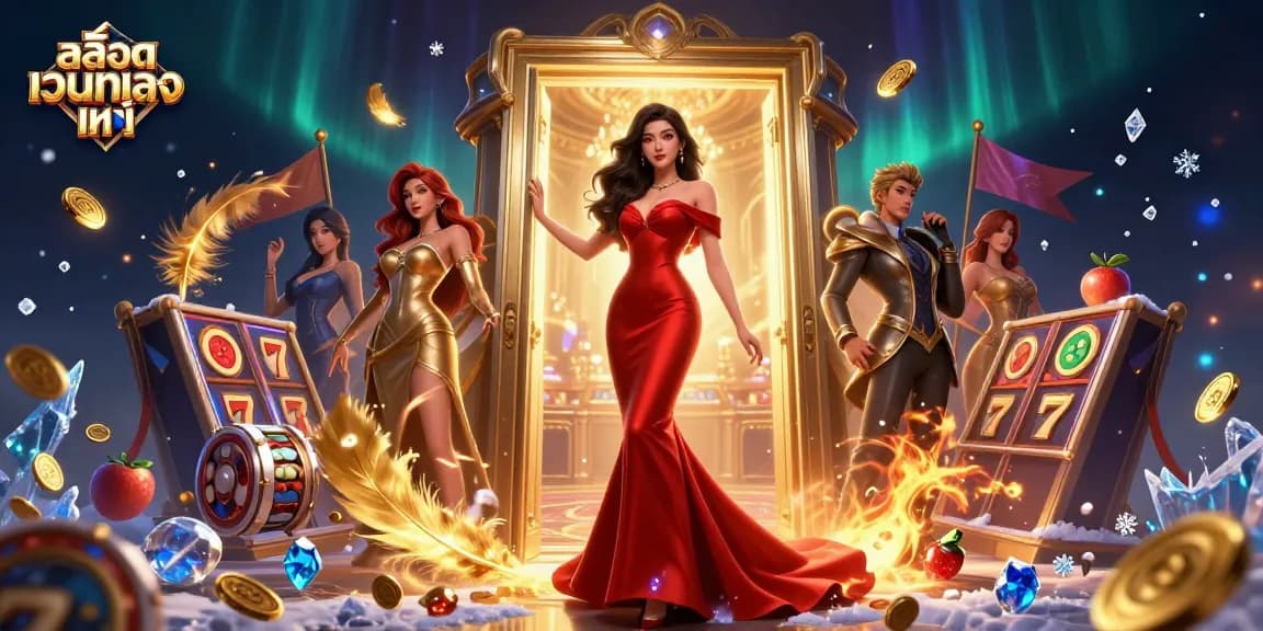 Experience the thrill of สล็อตเว็บตรงแท้ with dynamic slot reels and a beautiful casino ambiance.