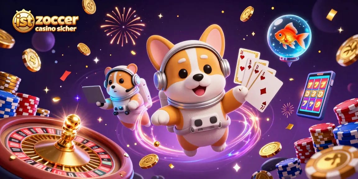 Spielen Sie mit dem Zoccer Casino sicher und erleben Sie aufregende Casino-Spiele in einer einzigartigen Umgebung.