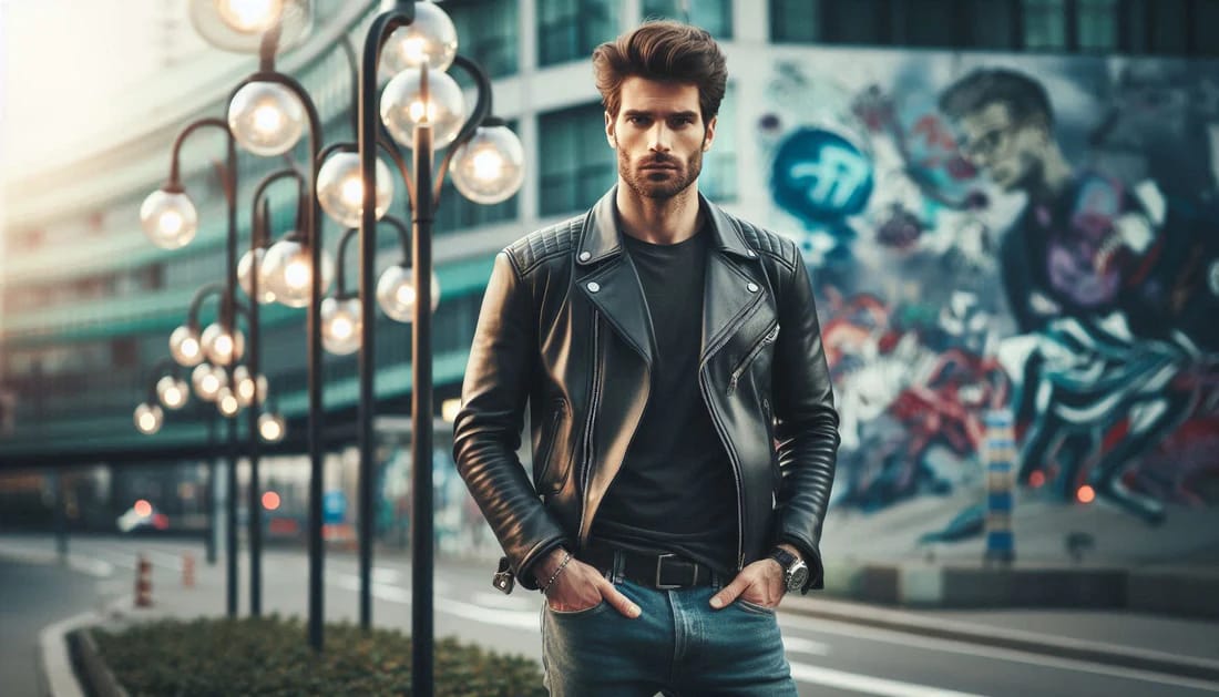 Warum die Herren Lederjacke Schwarz von Crone ein Klassiker mit modernem Touch ist
