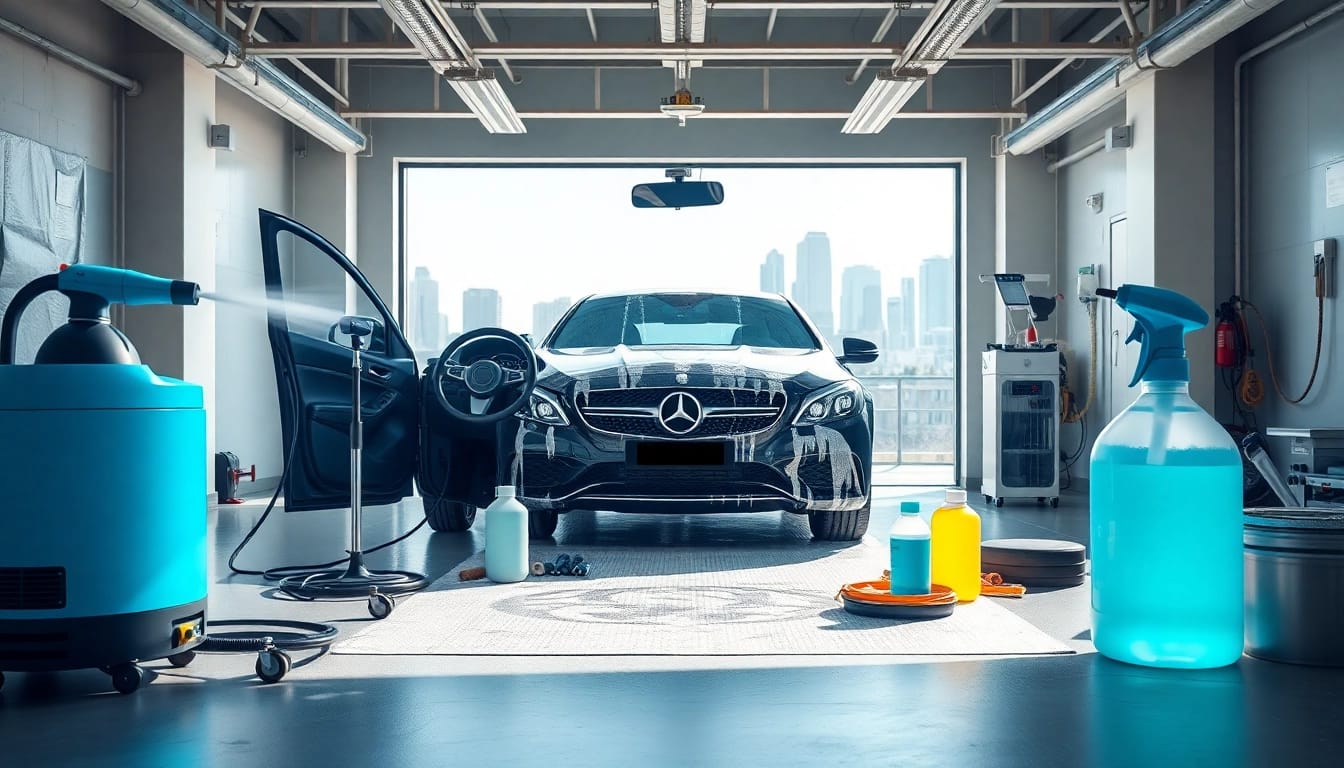 Leasing Rückläufer Aufbereitung München mit professioneller Fahrzeugreinigung und Pflege.