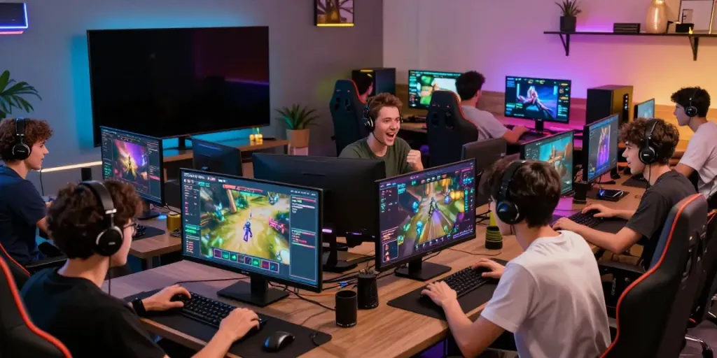 iwin players enjoying an exciting gaming experience with vibrant digital interfaces.