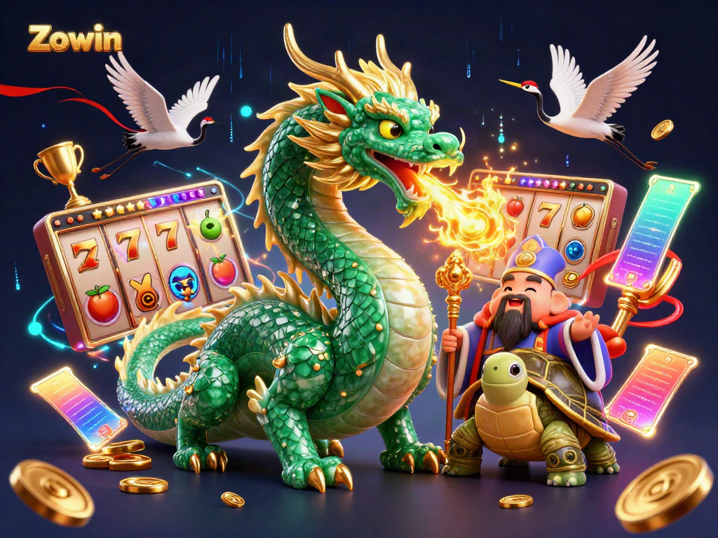 Zowin offers high-stakes jackpots amidst vibrant slots, featuring unique characters and thrilling energy.
