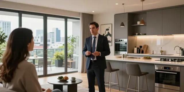 Bester Immobilienmakler Frankfurt präsentiert luxuriöse Wohnung mit modernen Details in Frankfurt.