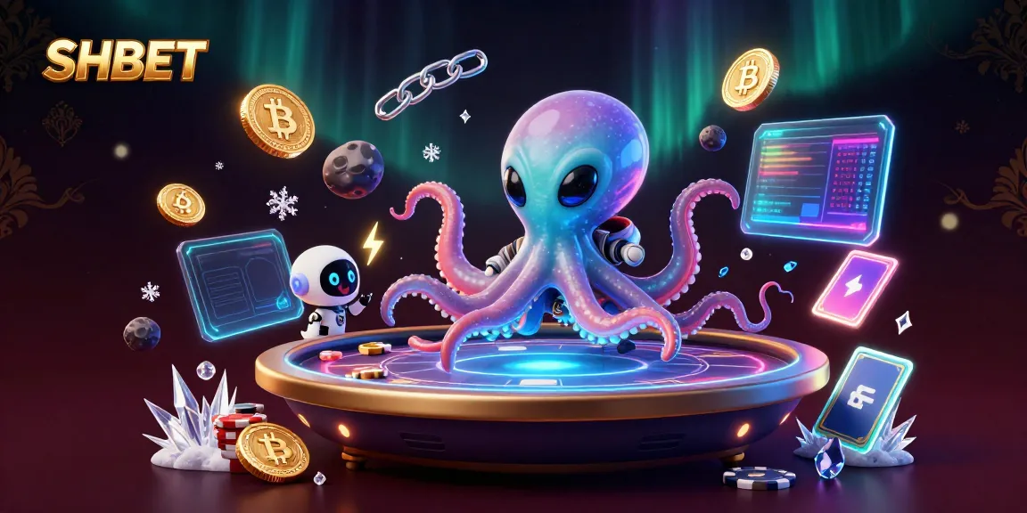 Engage in vibrant, immersive gameplay at SHBET with stellar 3D alien characters and cryptocurrency elements.