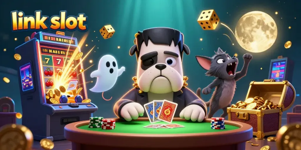 Engage in dynamic slots action at link slot with vibrant characters and exploding jackpots.