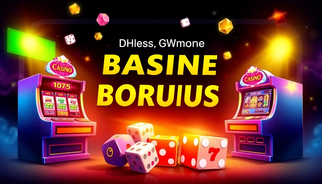 Explore the best frei casino bonus options with vibrant casino imagery showcasing exciting games.