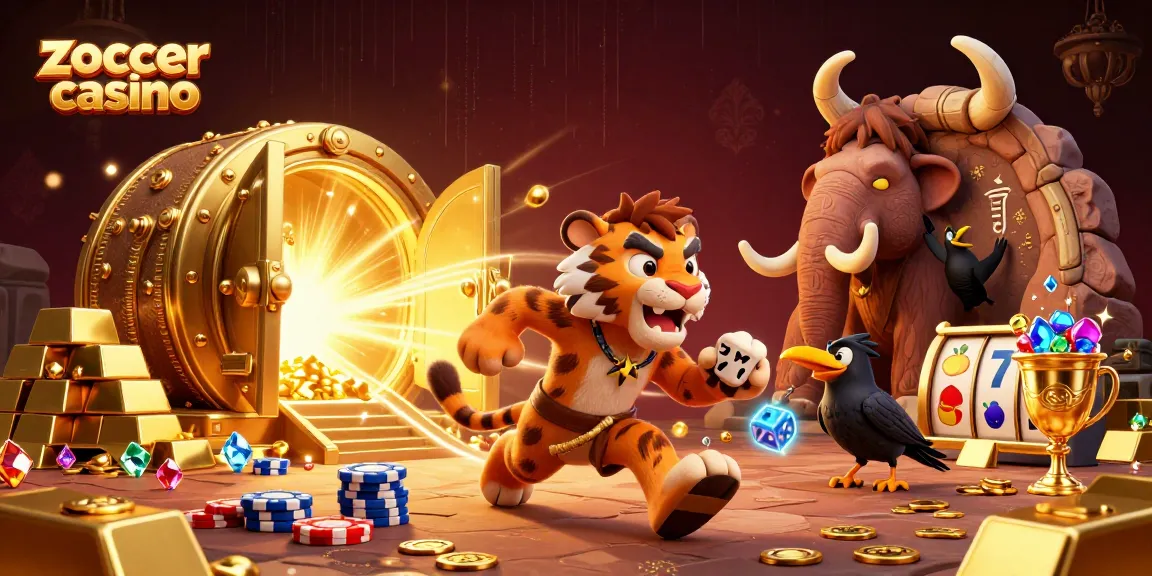 Experience the excitement of zoccer casino with engaging characters and vibrant casino elements.